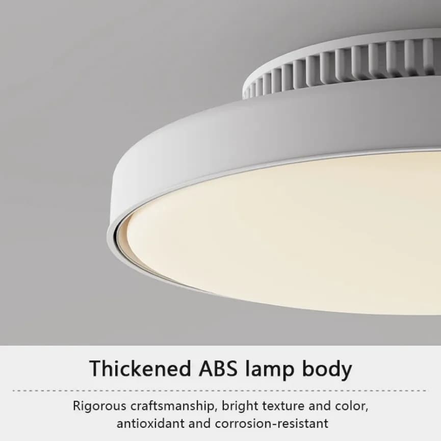 Lampe de ventilateur de plafond LED avec conception moderne sans lame, vent silencieux et fort, télé