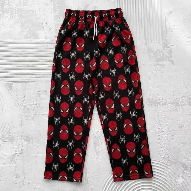 Pantalon de pyjama Spider-Man 2026 pour la famille, pyjama de couple, pantalon décontracté de super-