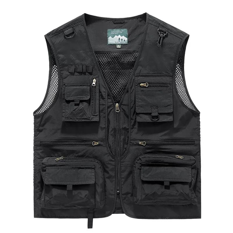 FGKKS – gilet multi-poches pour hommes, nouveau gilet de pêche respirant pour l'extérieur, design de