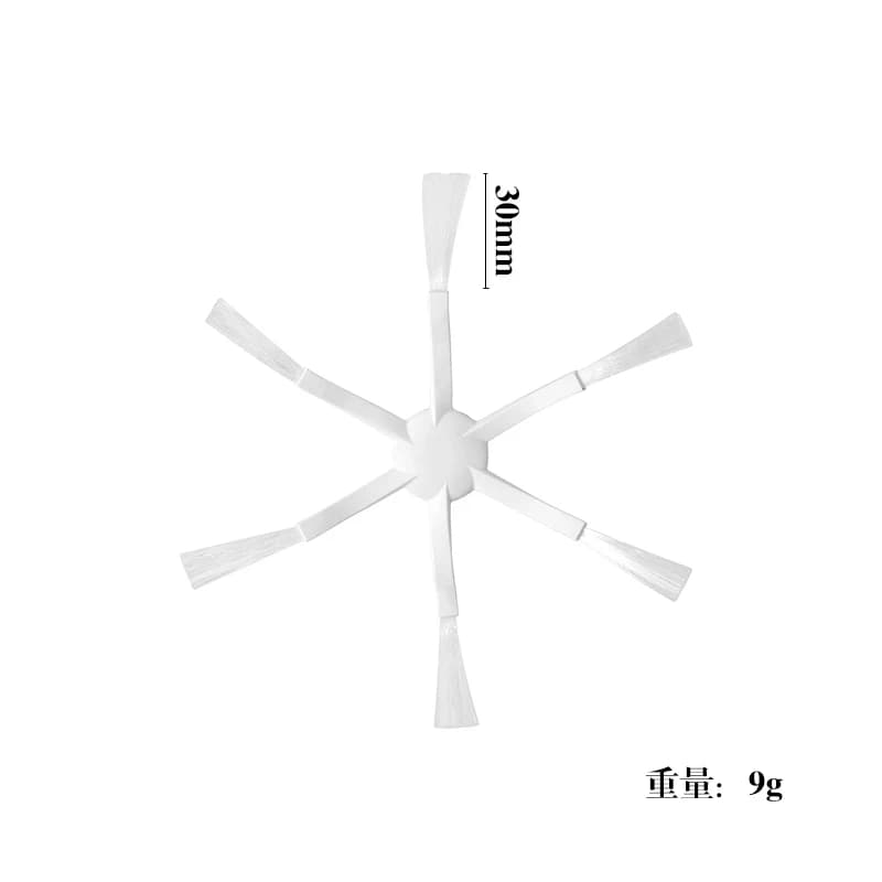 Accessoires de remplacement de brosse latérale à 6 bras pour aspirateur robot Xiaomi Mijia 1C 2C 1T 