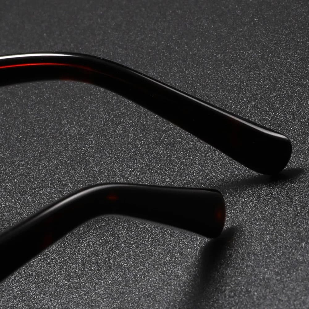 Marque de luxe concepteur épais acétate cadre surdimensionné pour hommes femmes à la mode optique-lu