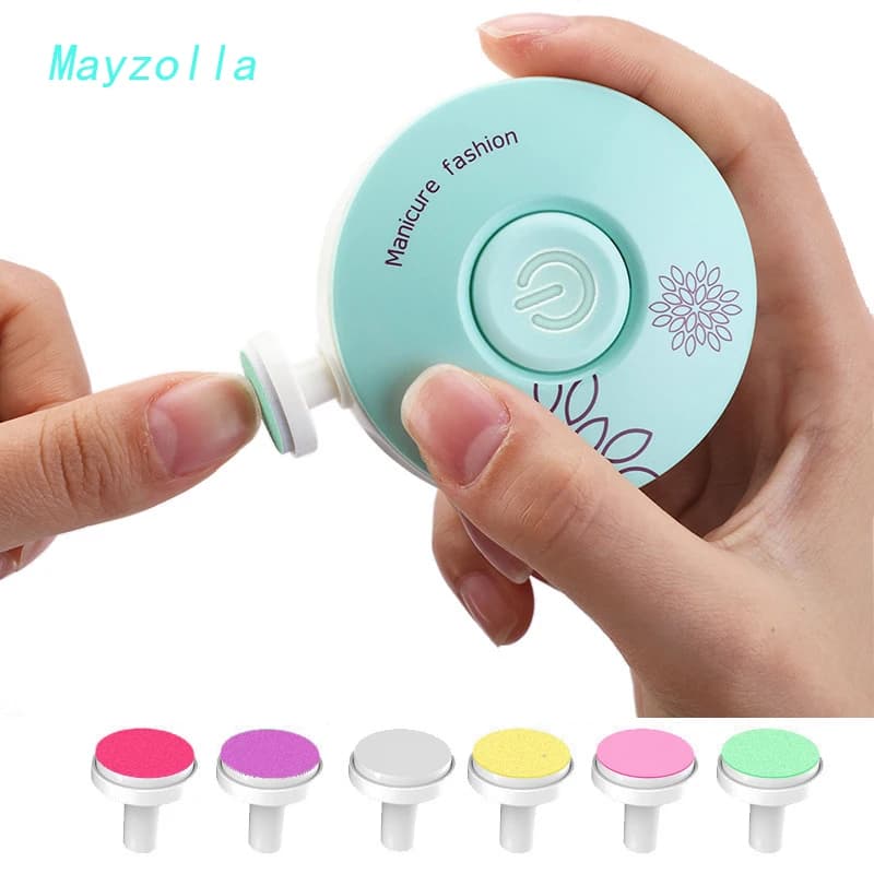 Coupe-ongles électrique pour bébé, outil de polissage des ongles pour enfant, ciseaux de manucure po