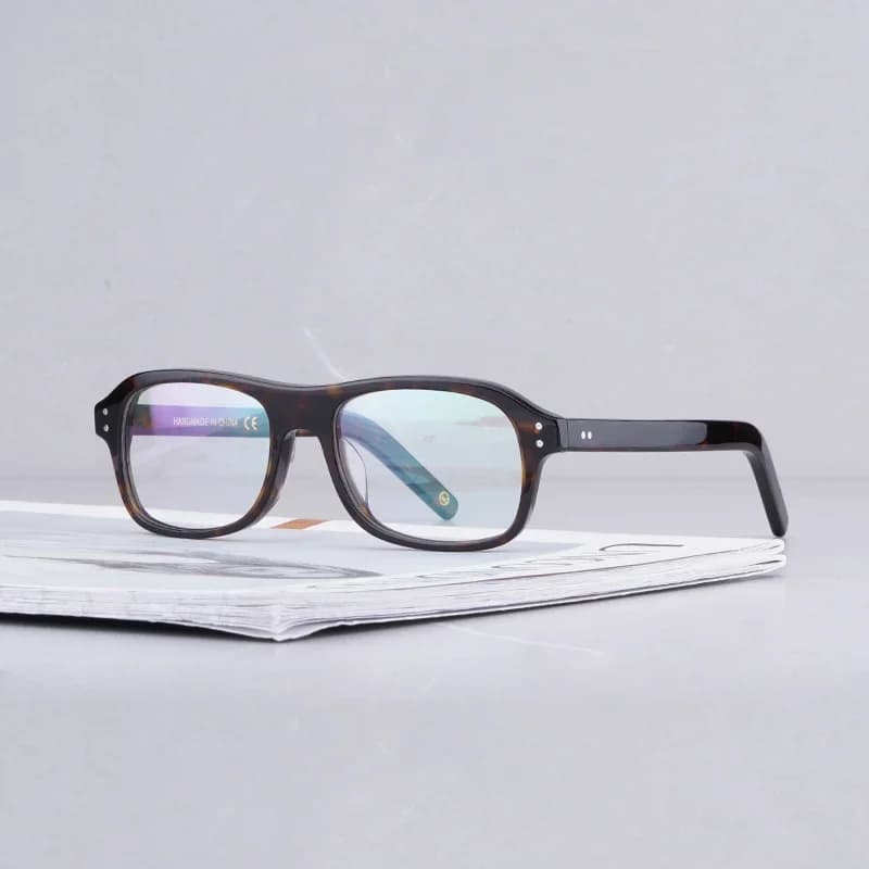 Kingsman lunettes le cercle d'or Service Secret Cosplay Harry Hart lunettes acétate lunettes cadre h