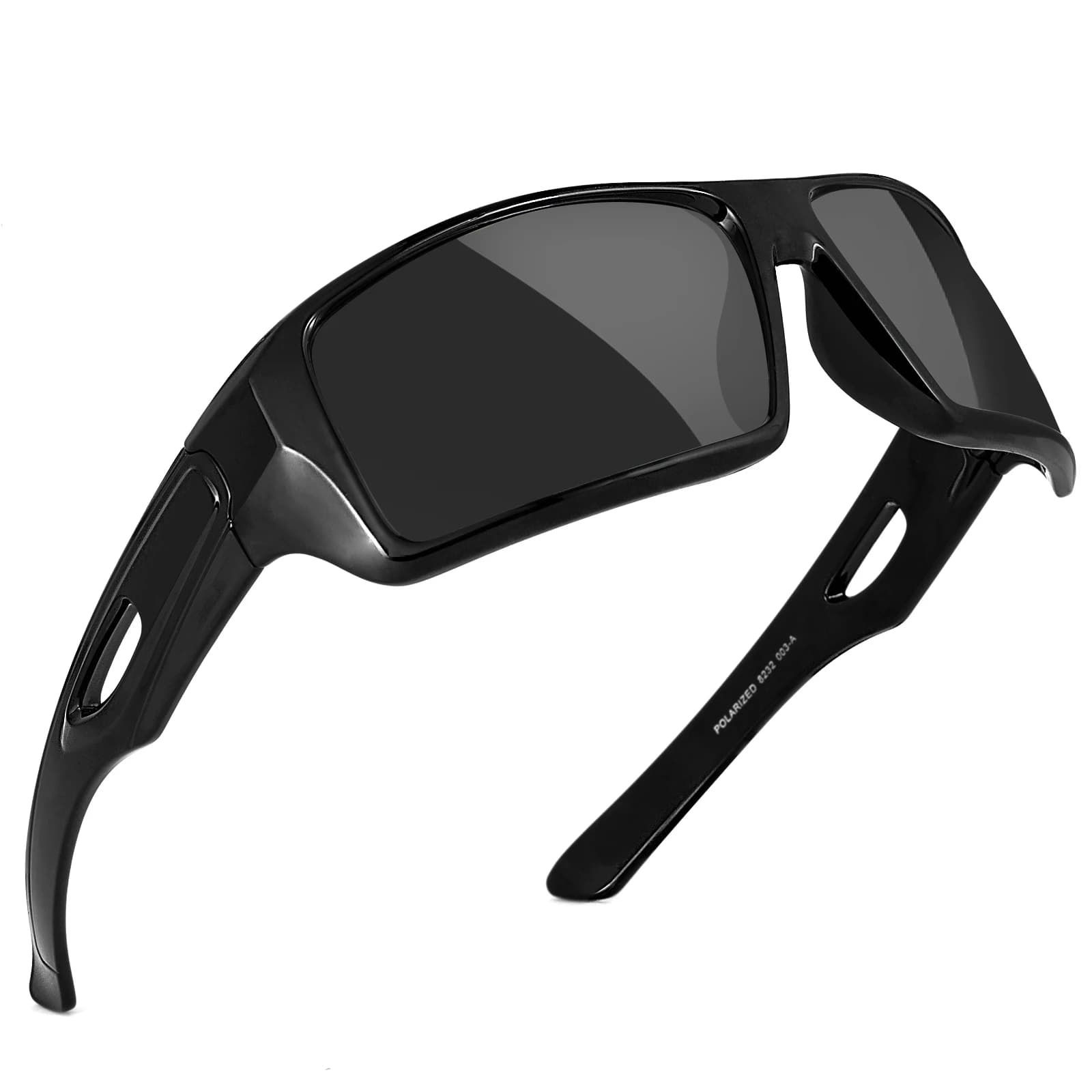 Prévention Jcorde I-Lunettes de soleil polarisées rondes pour hommes et femmes, lunettes de sport po