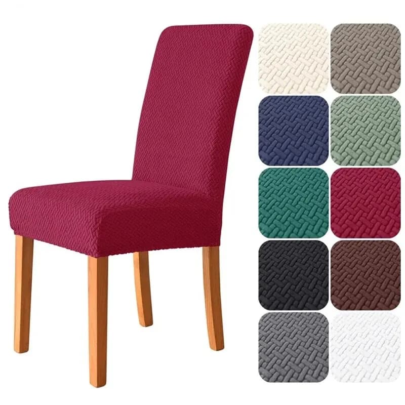 Housse de protection élastique de couleur Pure, 1/4 pièces, taille universelle, pour siège de maison