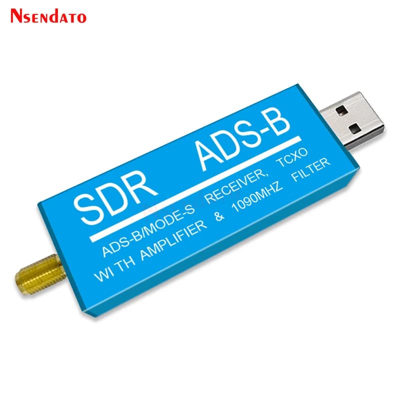 Récepteur TV SDR USB RTL2832U ADS-B Mode-S avec amplificateur RF intégré, filtre passe-bande 1090 MH