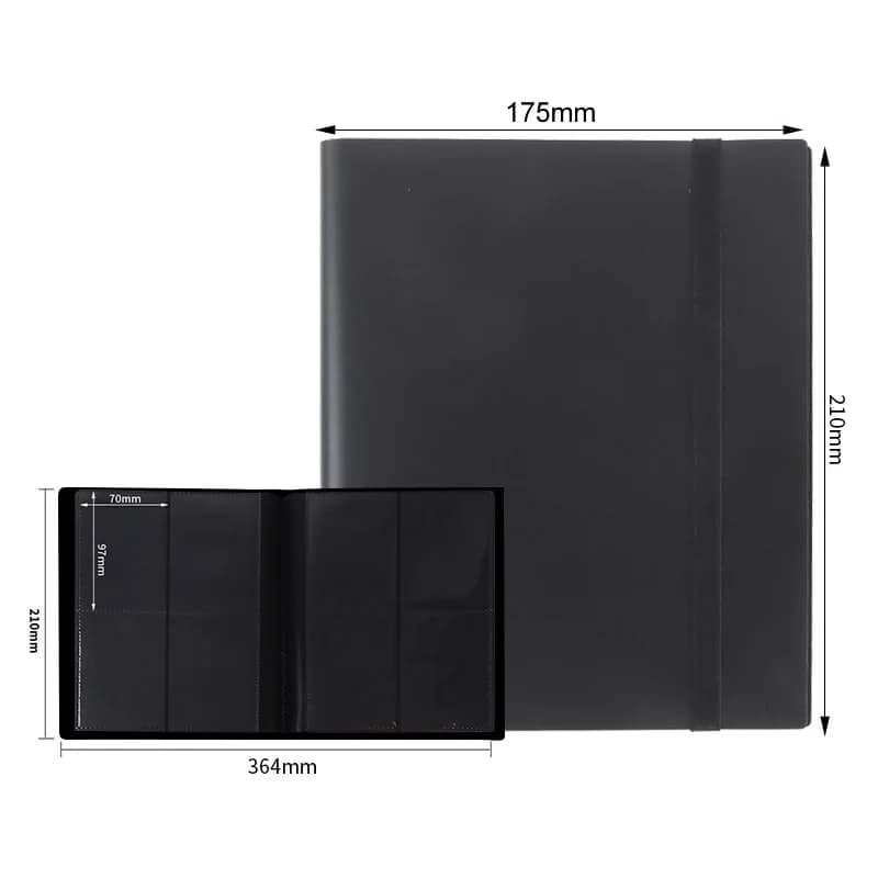 Classeurs de poche pour cartes, capacité 160/360 cartes, pour cartes Pokémon, Yugioh, baseball, foot