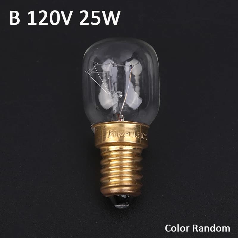 Ampoule de four à micro-ondes haute température, pièces de rechange pour four, 120V, 25W, E14, 300, 