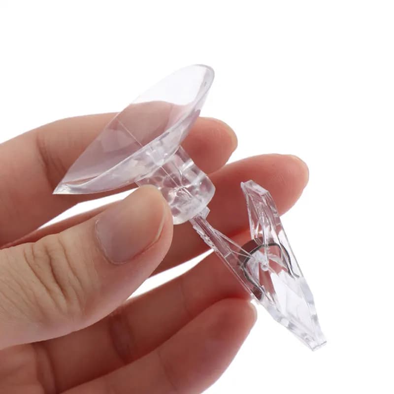 Pince à ventouse murale de salle de bains, 2/5 pièces, Clip à ventouse en plastique pour fenêtre, po