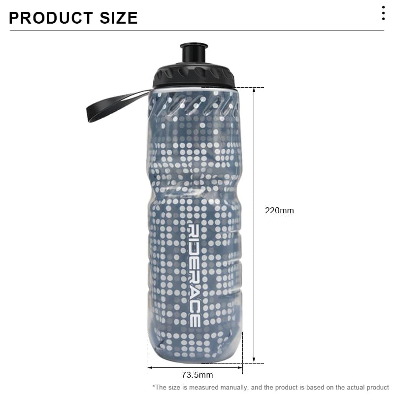 Bouteille d'eau de vélo double couche thermique garder chaud froid Portable vtt vélo de route Sport 