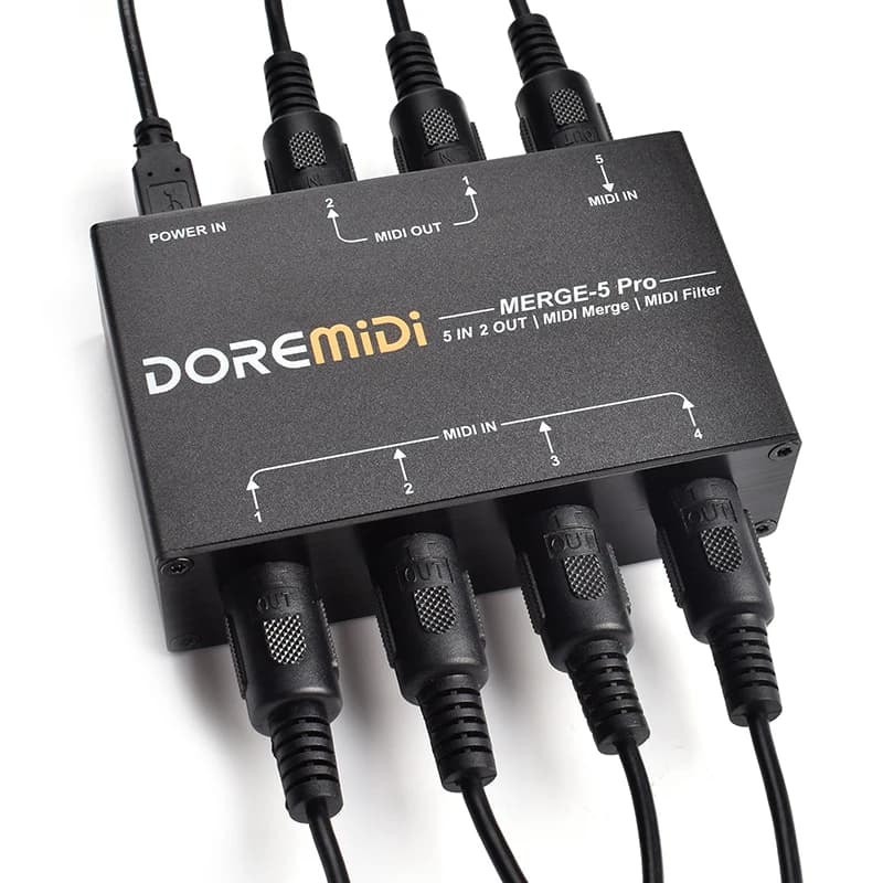 I-Le flux de données peut être sorti directement via 2 interfaces de résolution I, MERGE-5 Pro peut 