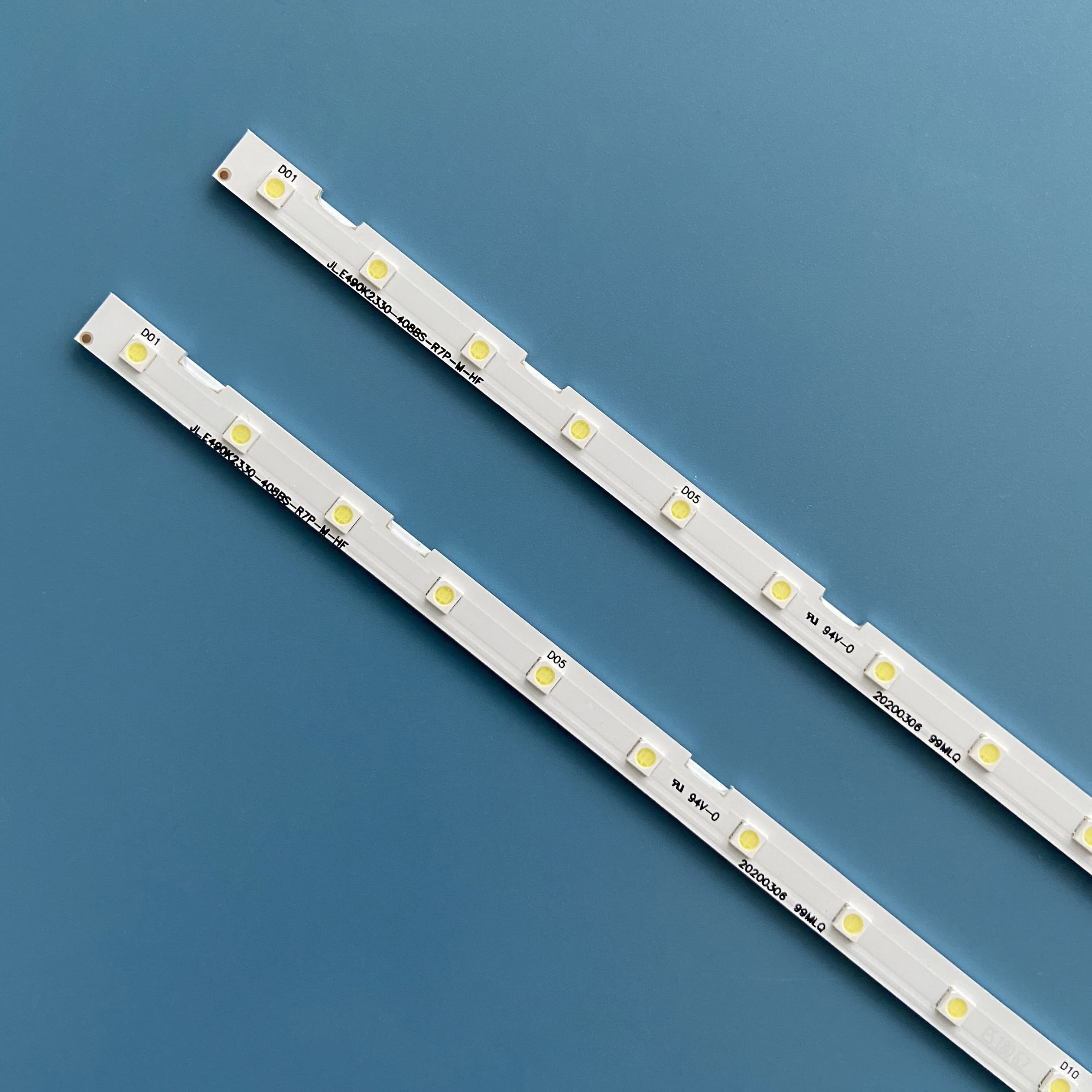 Bande LED (2) pour UE49RU7300 UE49NU7105 UE49NU7105K UE49NU7670U UE49NU7020 UE49NU7400 BN96-45953A L