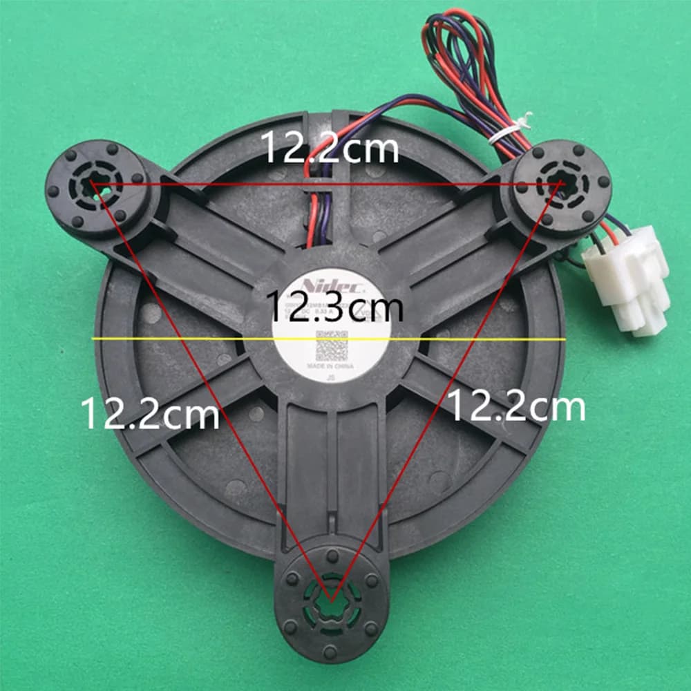 Ventilateur de refroidissement pour congélateur Haier GW12E12MS1AZ-52Z32 5702U4, 3 lignes, 12V DC, 0