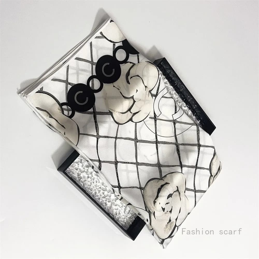 Français 90cm Plaid Rose sergé soie femmes voyage crème solaire châle grand carré écharpe foulard fo