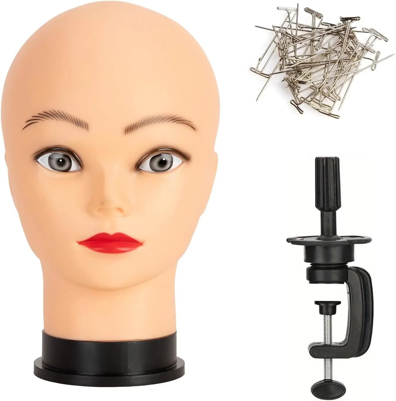 Tête de mannequin chauve-mannequin de formation en cosmétologie professionnelle chauve pour la fabri
