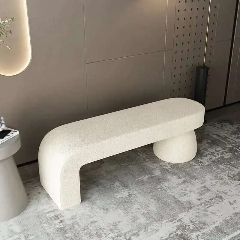 Tabouret Proxy pour chaussures, meubles de maison nordiques, chambre à coucher, bout de lit, piste, 