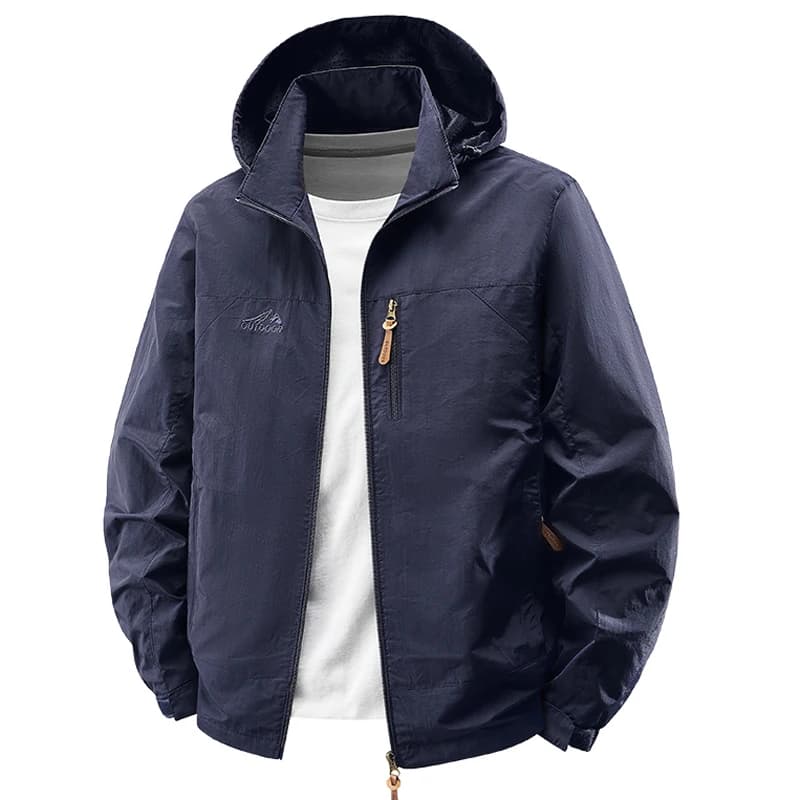 Printemps automne coupe-vent imperméable randonnée vestes hommes en plein air Camping manteaux à cap