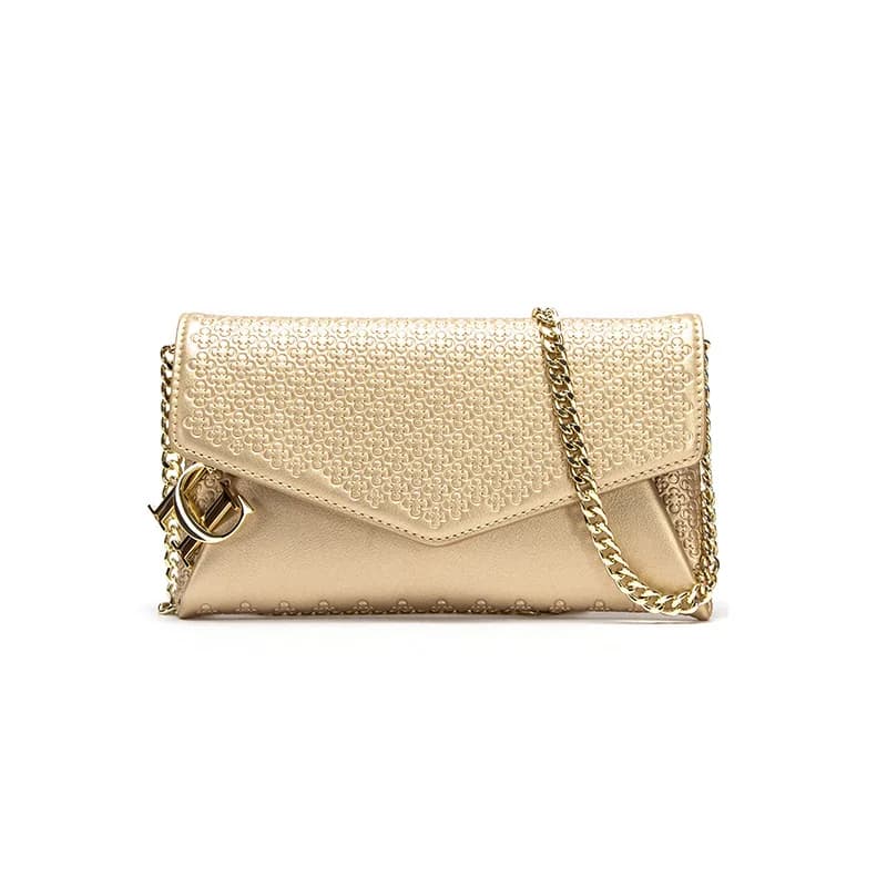 Sac à bandoulière polyvalent tendance pour femme, pochette élégante classique avec chaîne, sac léger