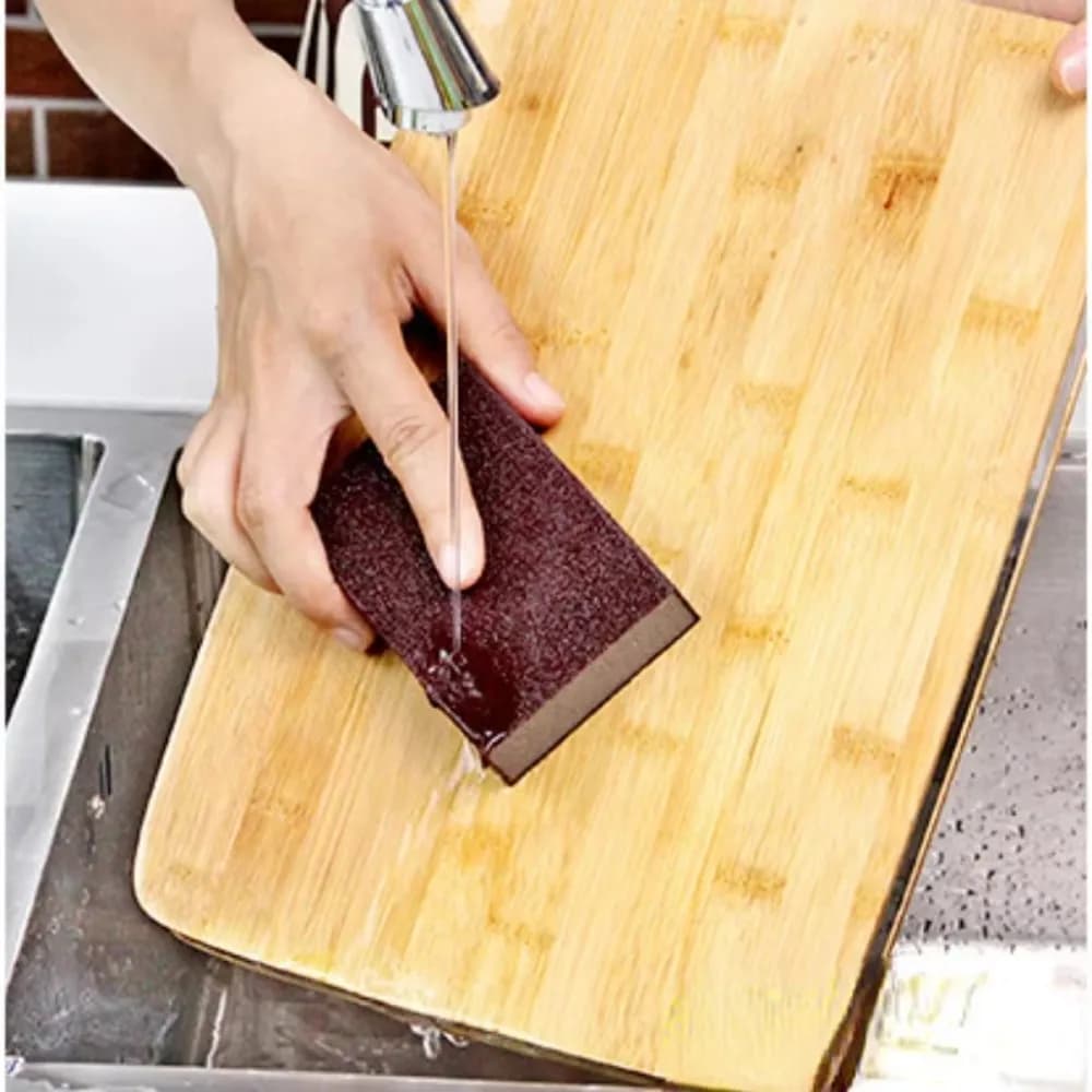Gomme éponge Nano carborundum, 1 à 8 pièces, brosse de nettoyage de la rouille pour Pot de cuisine, 
