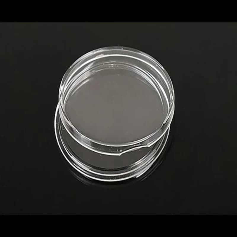 Porte-monnaie en plastique Transparent 16-46mm, 20 pièces/lot, présentoir de Capsules, étuis de Coll