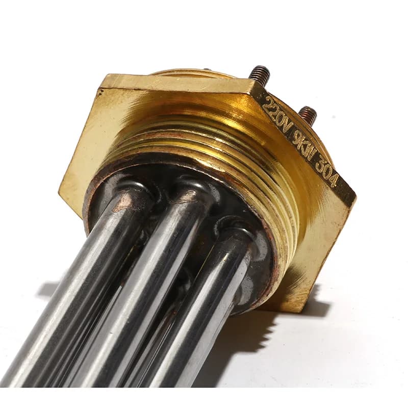LUJINXUN-Chauffe-eau à immersion industrielle, 152 Chr40/1.5 ", 47mm, filetage cuivre, 220V, 3-12kW,