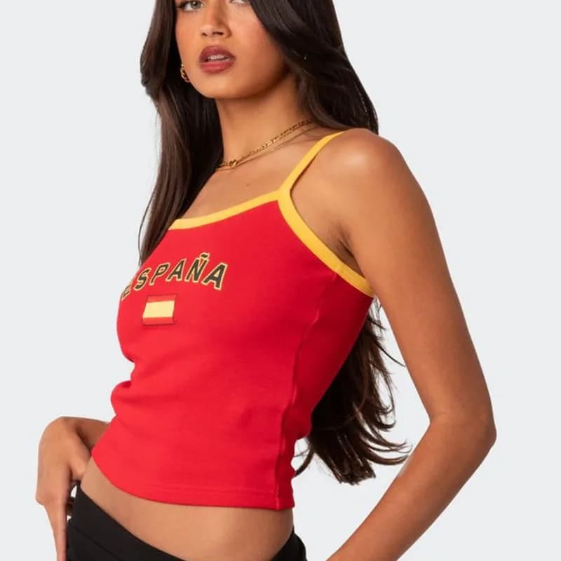 Camisole gothique punk pour filles, t-shirts bébé Y-Grunge, haut court, haut précieux pour femmes, v