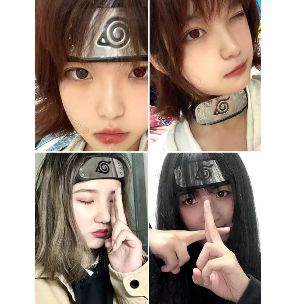 Bandeaux de dessin animé Uzumaki Akatsuki, accessoires de Cosplay, ceinture de tête, protection du f