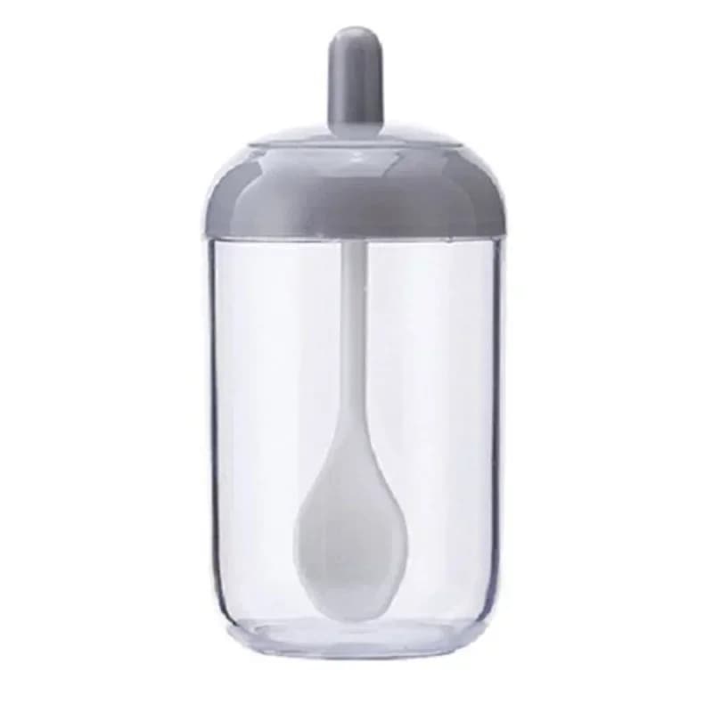Pots d'épices en verre autocollants sel sucre poudre huile d'olive poivre assaisonnement bouteille d