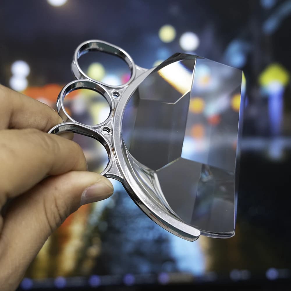 Kaléidoscope en verre portatif de 90mm, prisme pour photographie, flou au sol, effets spéciaux, filt