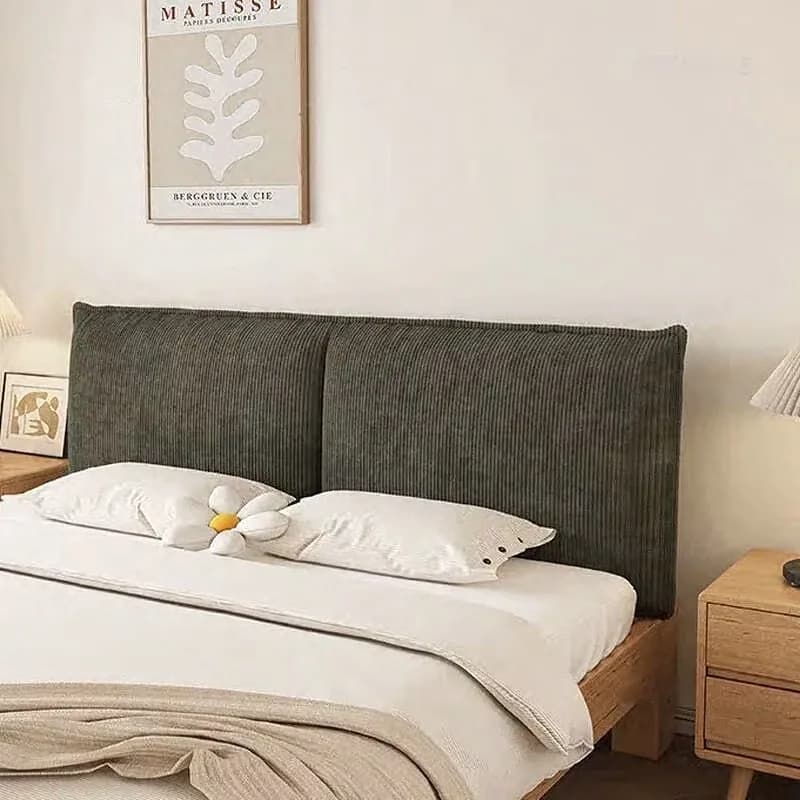 Têtes de lit européennes en velours côtelé pour chambre à coucher, dossier souple, nouveaux meubles 