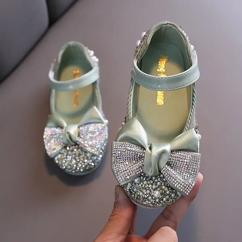 Sandales enfant en bas âge fille chaussures pour enfants perle strass brillant enfants chaussures bé