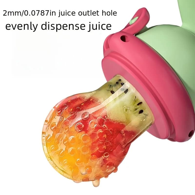 Mangeoire à fruits pour bébé de Type poussoir rotatif dinosaure, mangeoire à aliments frais en Silic
