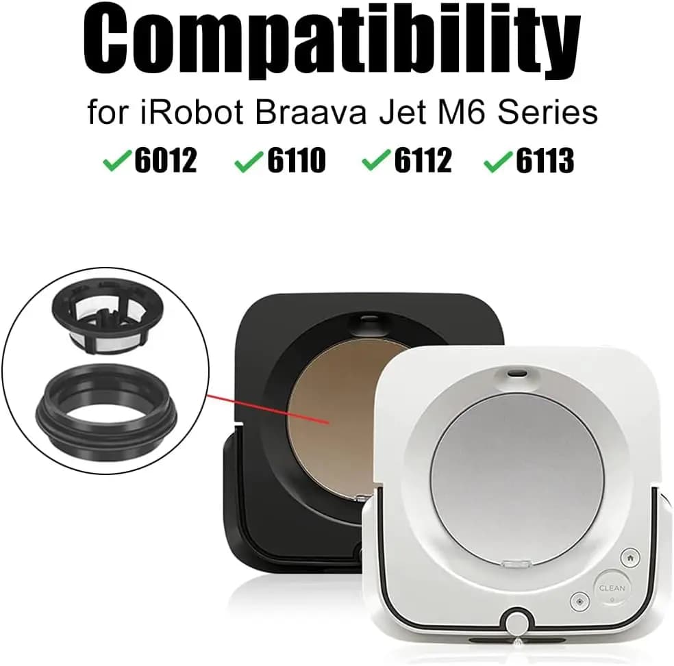 Pièce de rechange pour aspirateur robot iRobot Braava Jet M6 (6110), accessoires de balayage, 2 pièc