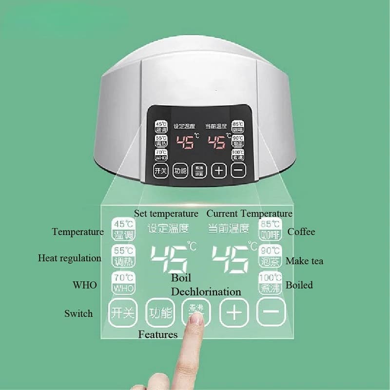 Régulateur de lait thermostatique pour bébé, 1,2 l, bouilloire, eau chaude, Pot isolant intelligent,