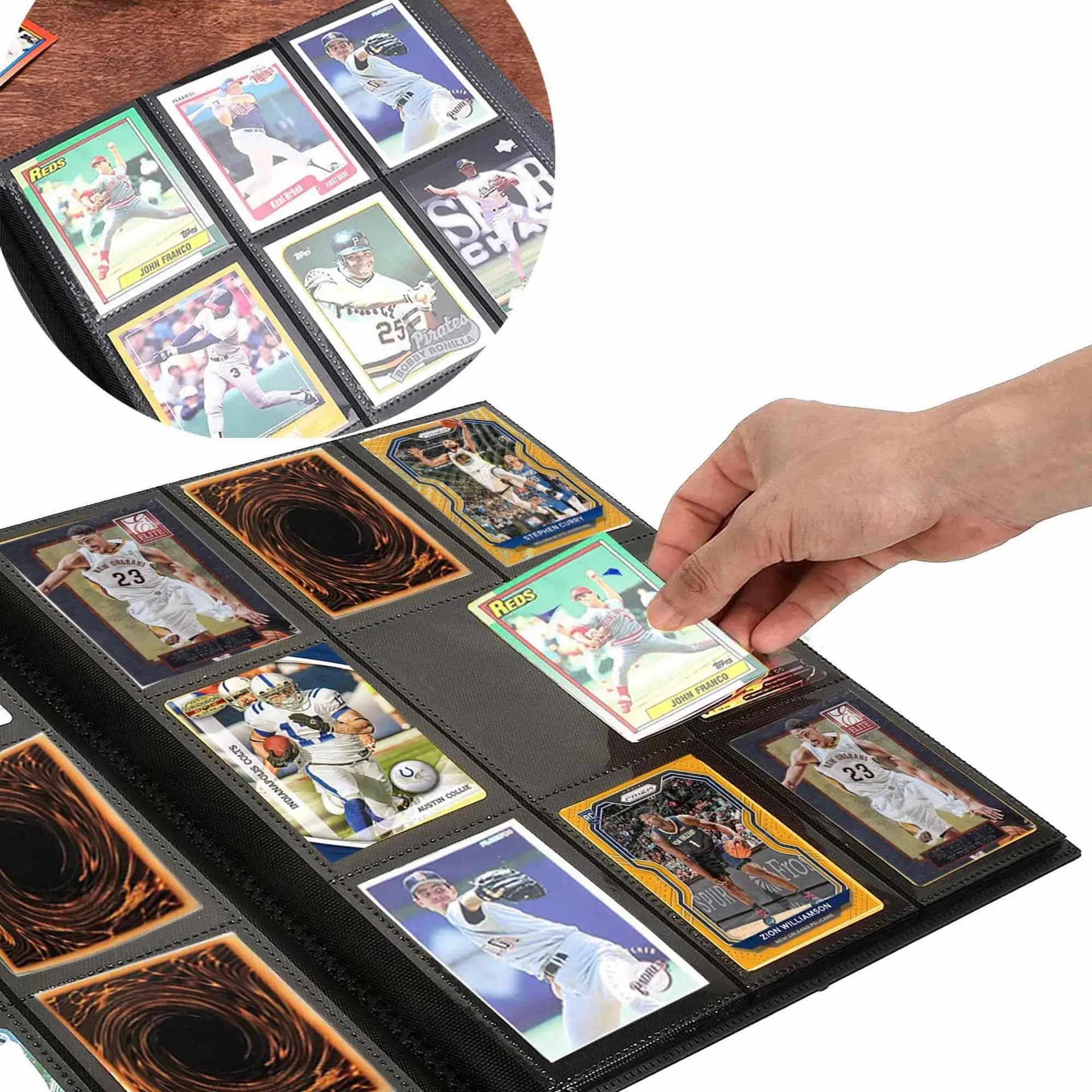 Classeurs et albums de rangement pour cartes de jeu (160/360 cartes) – Idéal pour cartes Pokémon, Yu