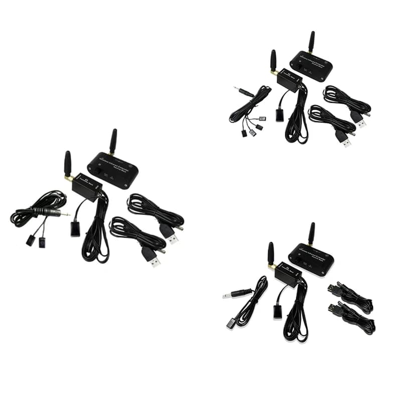 Répéteur sans fil d'IR, kit sans fil de répéteur d'IR/kit d'extension de télécommande WL-T2 pour com