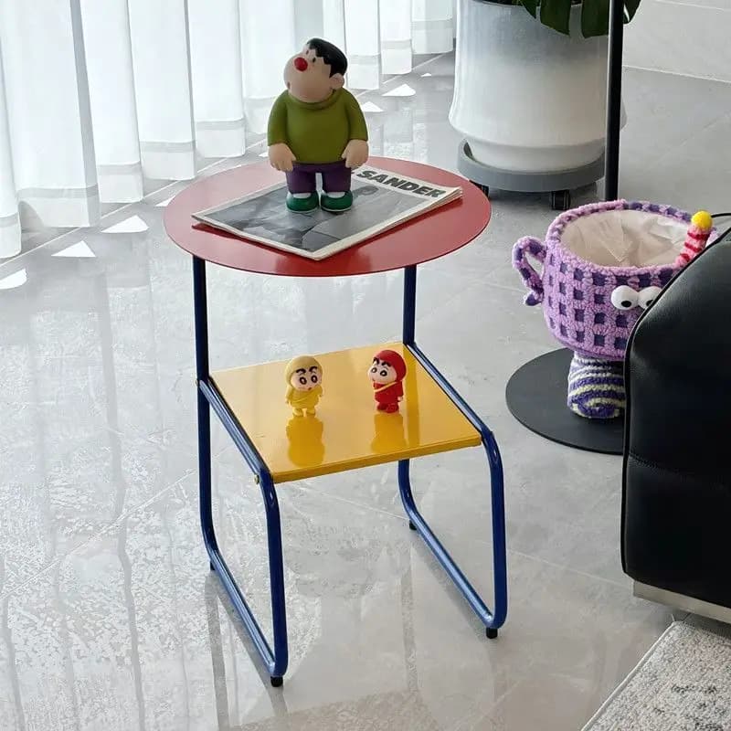 Table basse Mobile salon minimaliste moderne maison petite chambre Table de chevet support de rangem
