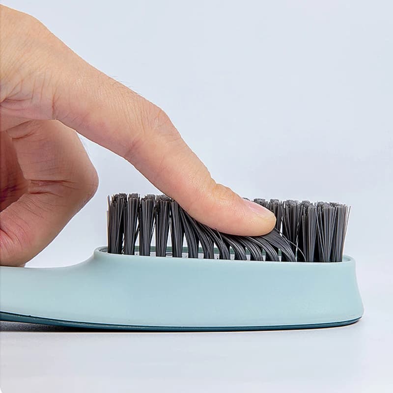Brosse de nettoyage de chaussures, 1 pièce, brosse à récurer pour vêtements en plastique, outil de n