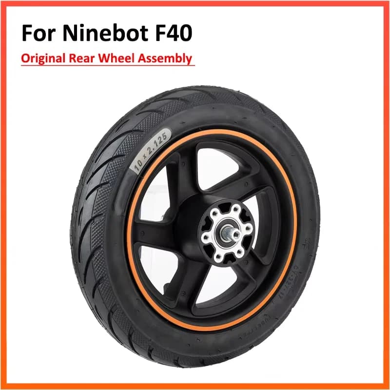 Roue arrière d'origine pour Scooter électrique Ninebot F40 F40D F40E F30 F20, moyeu de roue ABS comp