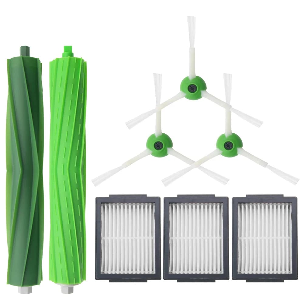 Filtre Hepa + brosse latérale + rouleau de brosse pour aspirateur Robot iRobot Roomba série i7 E5 E6
