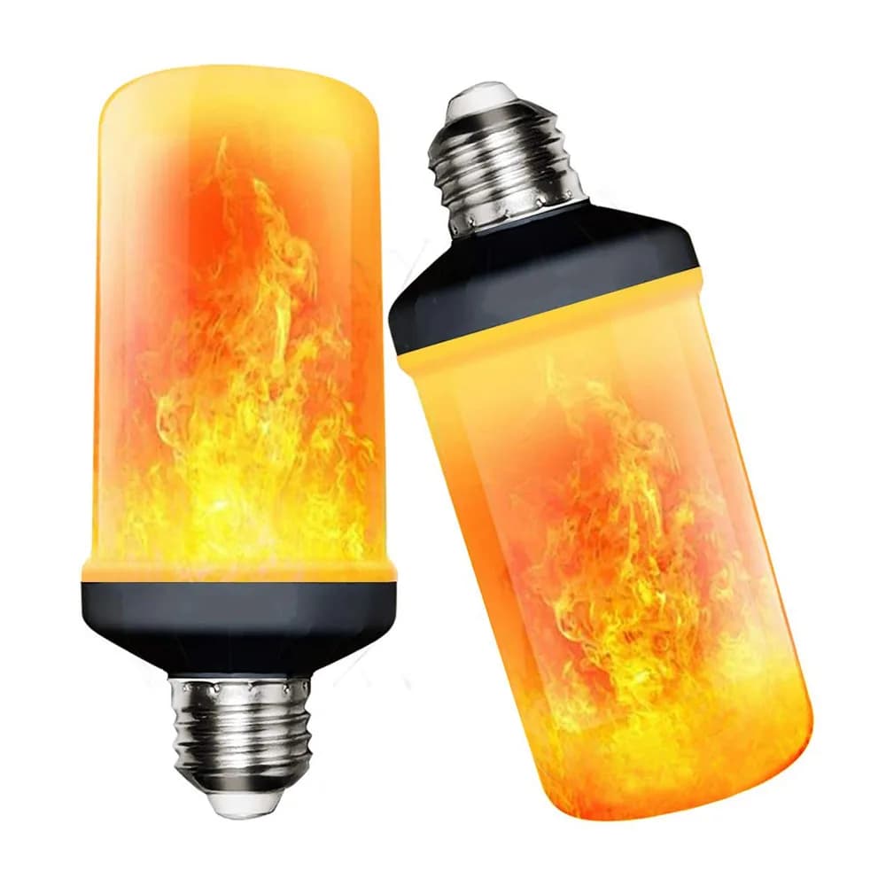 E27 E14 LED lumière à effet de flamme dynamique 12W ampoules mode Multiple lampe de maïs créative lu