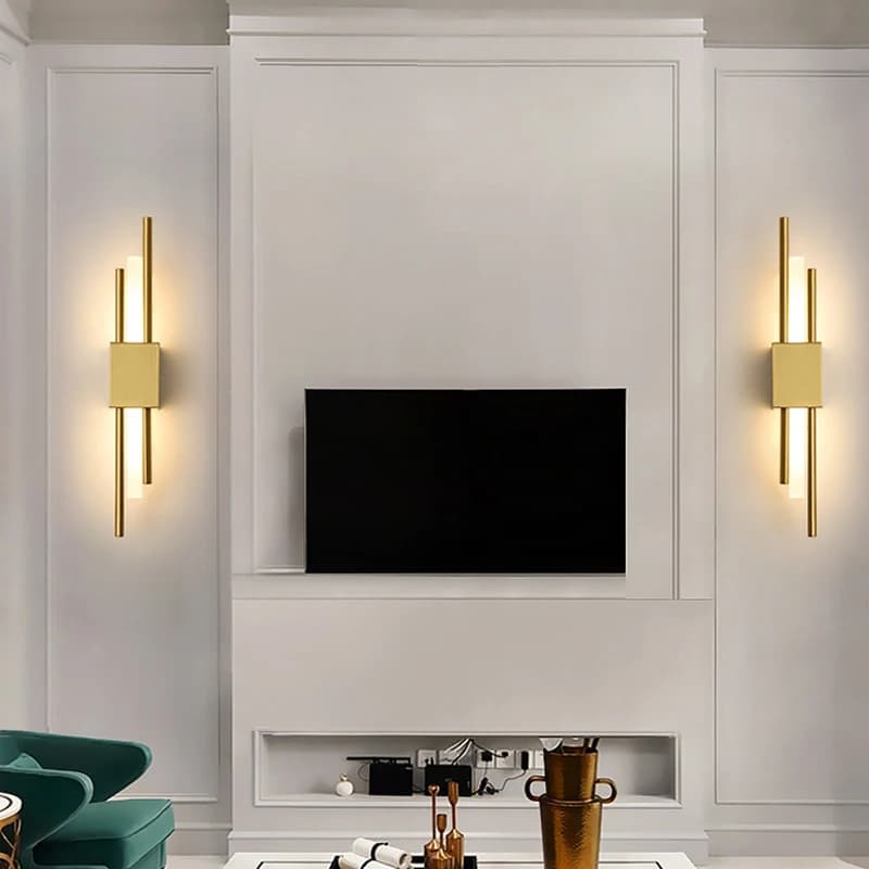 Applique Murale LED au Design Nordique Moderne Luminaire Décoratif d'Nik Idéal pour un Salon un Coul