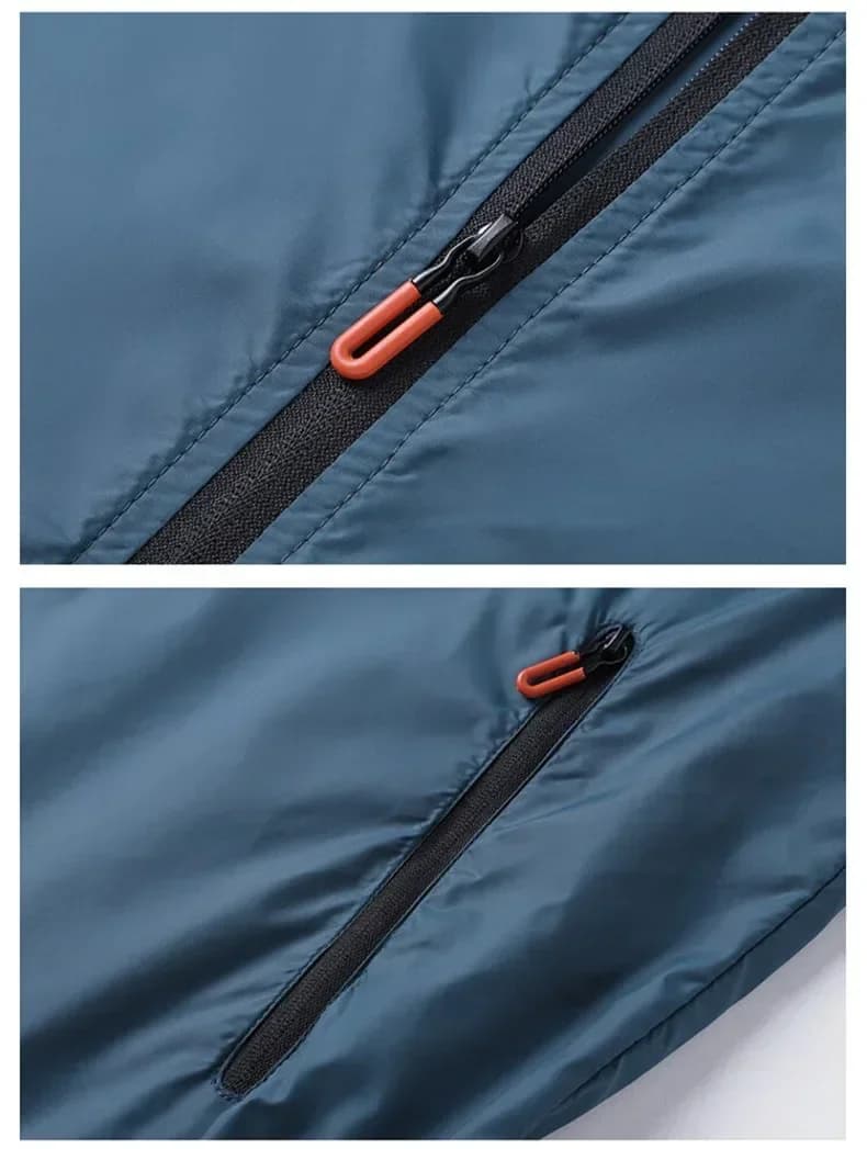 Manteaux de Protection solaire pour hommes, veste imperméable de sport respirante, Protection UV d'é