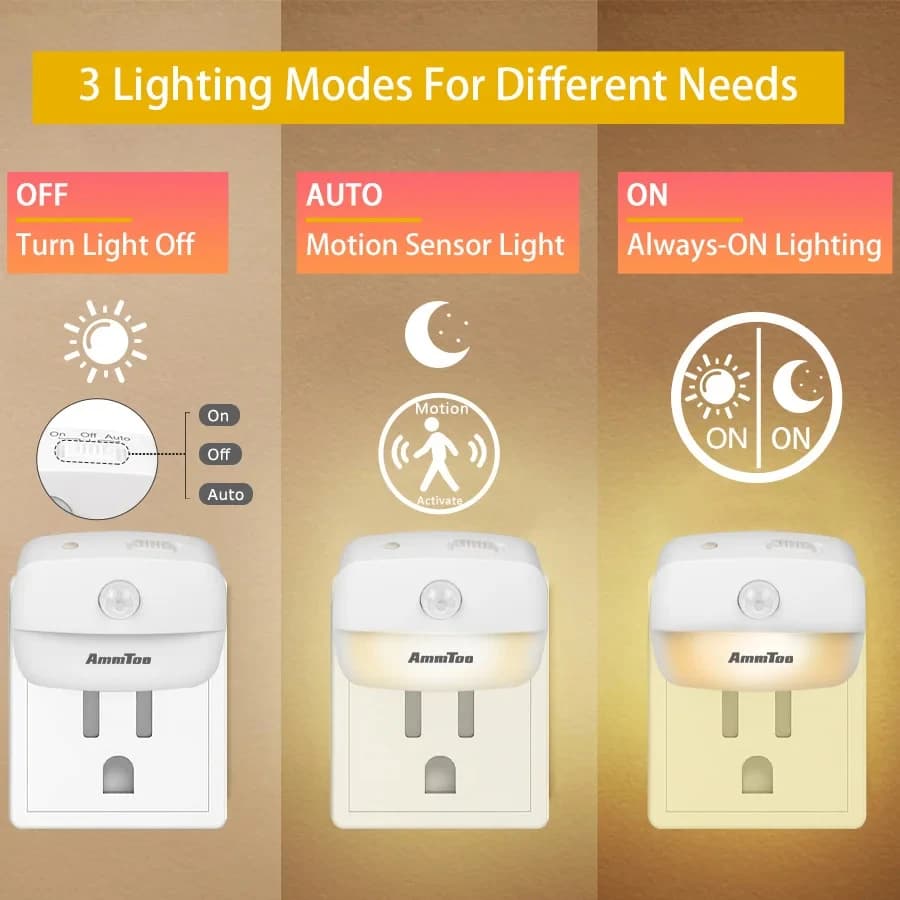LED veilleuse capteur de mouvement lumière 220V EU Plug In capteur de mouvement intelligent lumière 