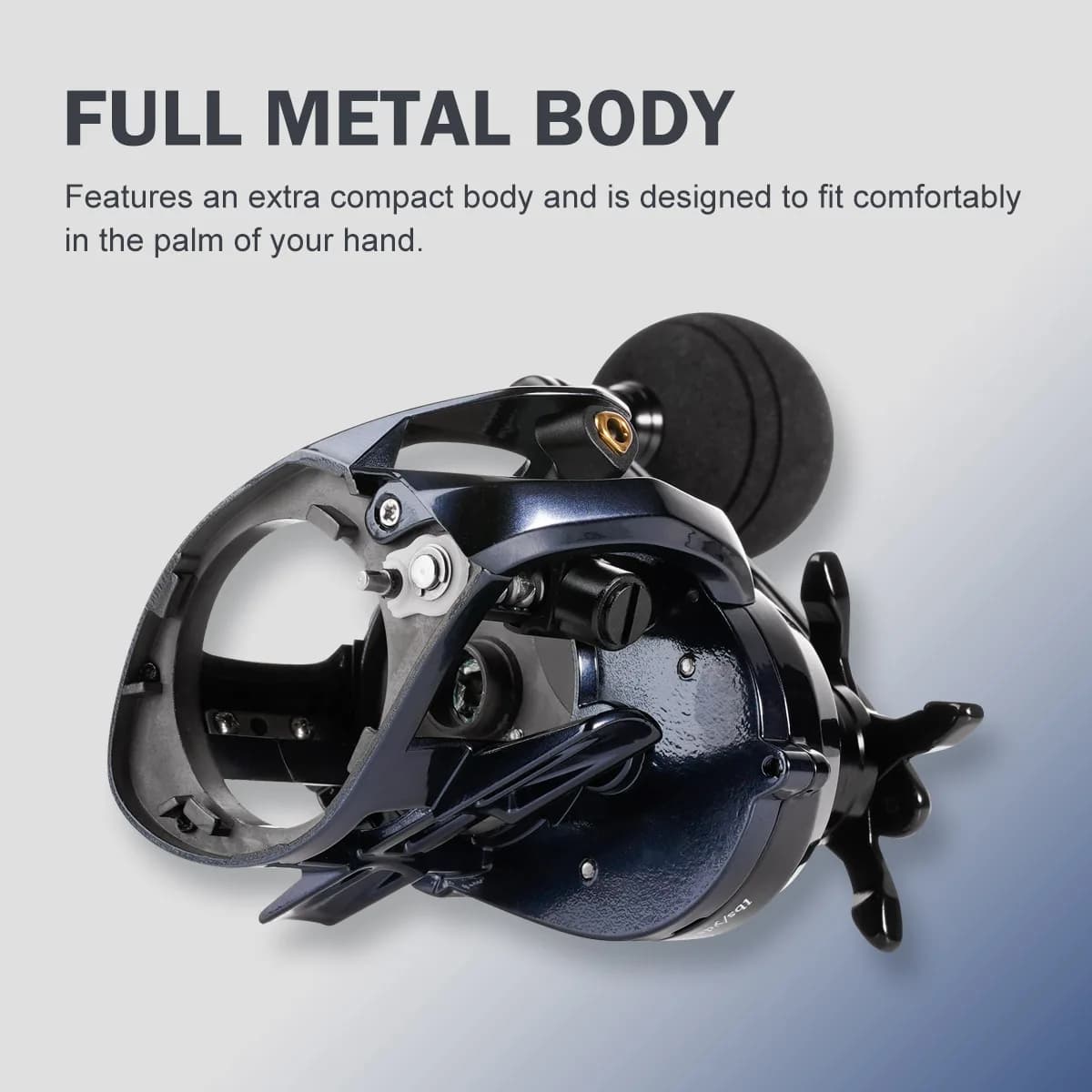 Noeby nouveau moulinet de pêche Baitcasting cosse corps entièrement en métal 25kg traînée Max 6.31 r