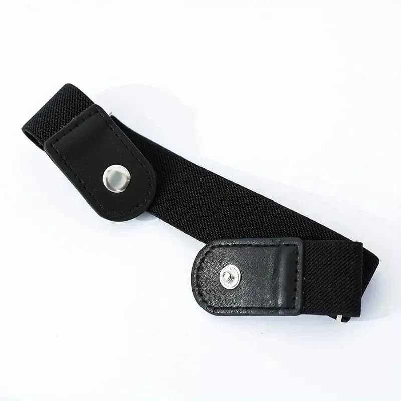 2 pièces/ensemble sans boucle ceinture élastique pour femmes hommes unisexe ceinture extensible pour