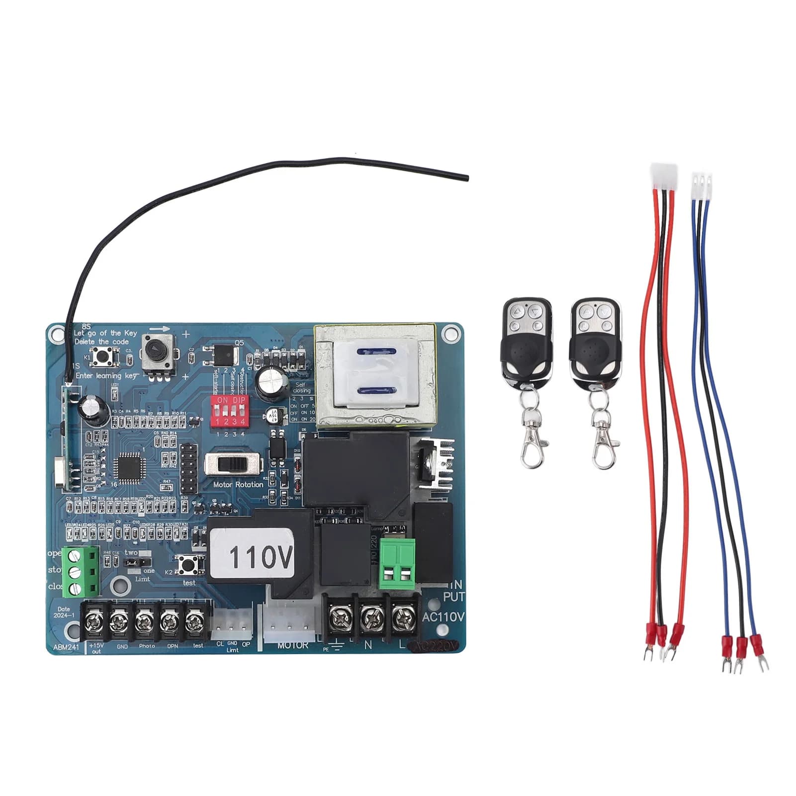 Circuit imprimé pour ouvre-porte coulissant, moteur de porte coulissante sensible universel, carte d
