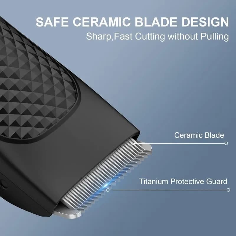 Tondeuse à cheveux électrique pour hommes, rasoir à boule Rechargeable, tête de lame en céramique re