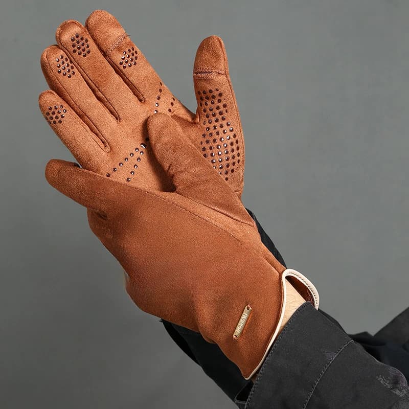 Gants chauds d'hiver pour hommes, cyclisme en plein air et conduite, gants épais et antidérapants po