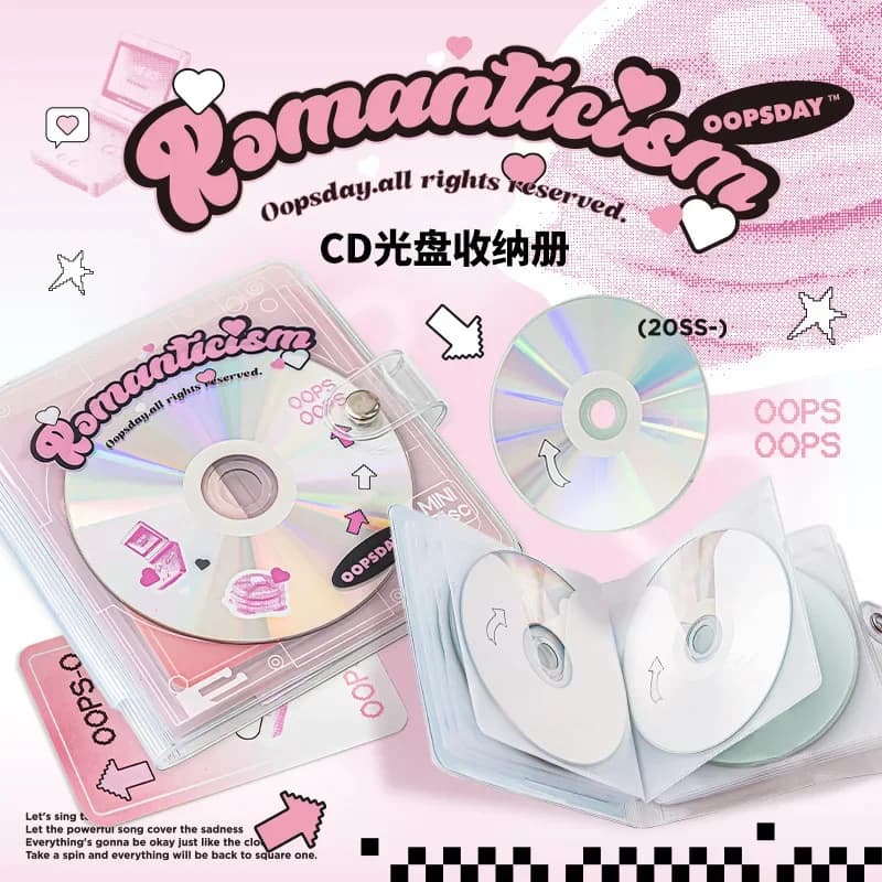 Étui rigide pour CD de 20 capacités, organisateur de classeur d'album Kpop Idol, classeur de DVD de 